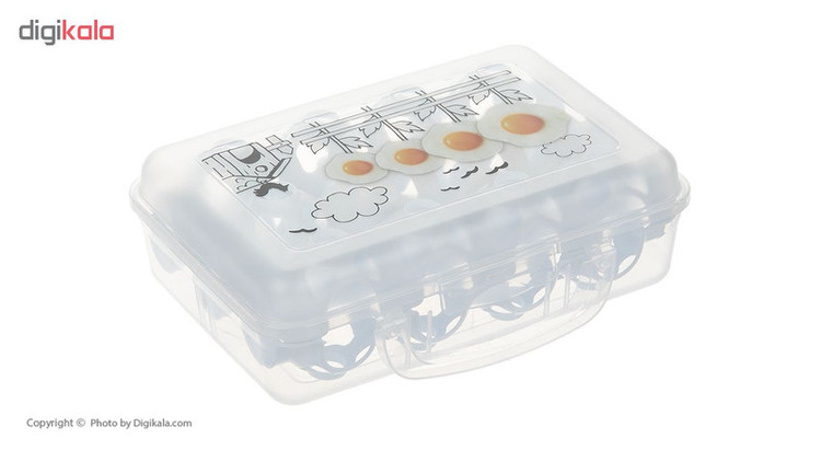 ظرف نگهدارنده تخم مرغ ایراک پلاستیک مدل YU-120