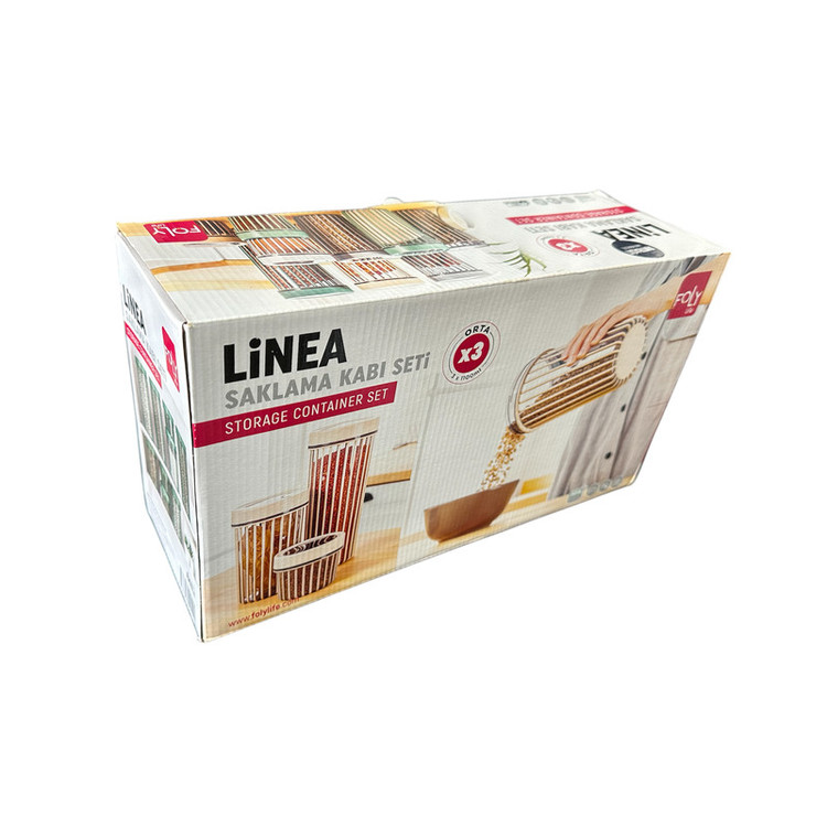 بانکه فولی لایف مدل Linea کد BNM-4191 بسته 3 عددی