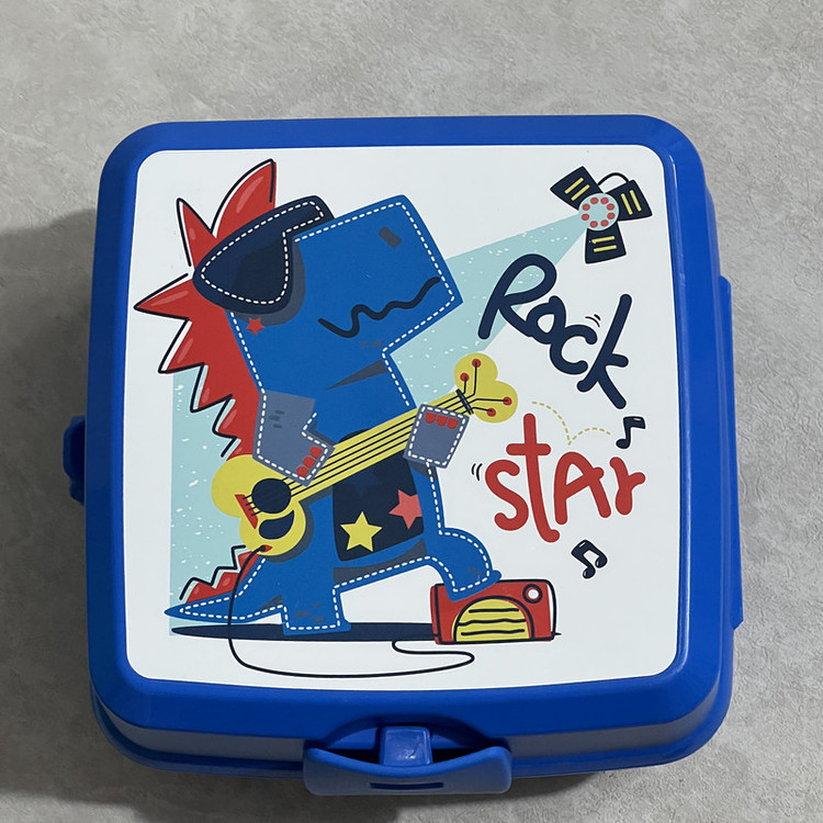 ظرف غذا کودک هوبی لایف مدل Premium طرح Rock Star کد ۰۲۱۱۷۵