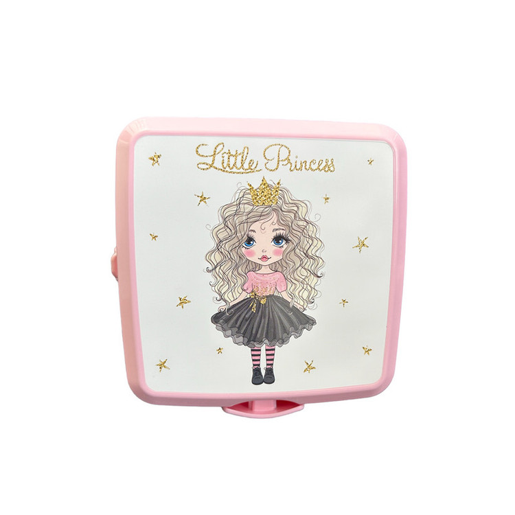 ظرف غذای کودک هوبی لایف مدل Premium طرح Little Princess کد 021175