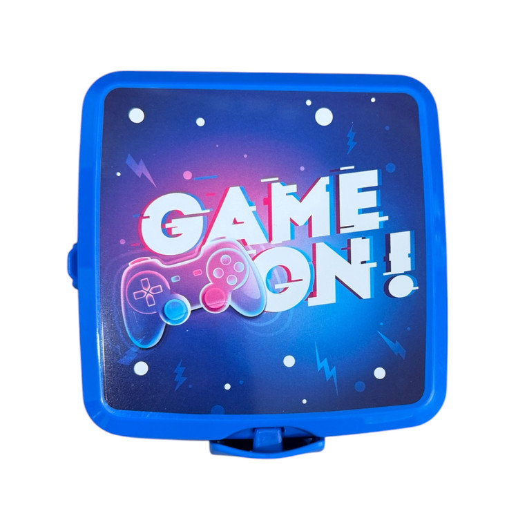 ظرف غذای کودک هوبی لایف مدل Premium طرح Game on کد 021175