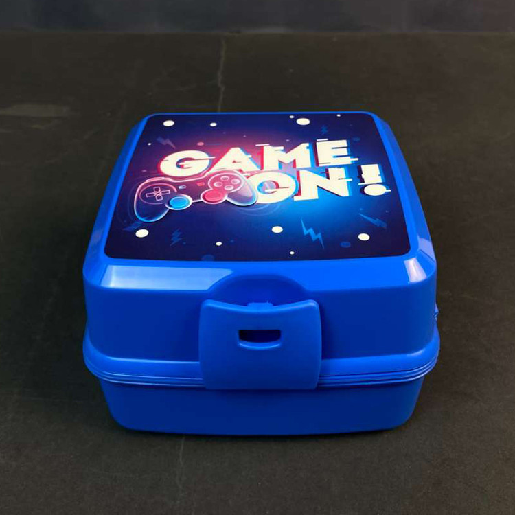 ظرف غذای کودک هوبی لایف مدل Premium طرح Game on کد 021175